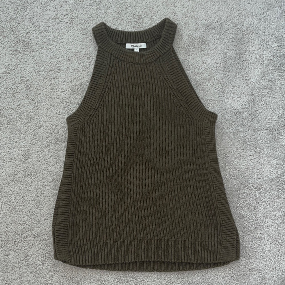 Madewell Sweater in Forest Green in a size XS!